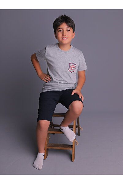 Baby Eflee Erkek Çocuk Tişört Şort Takımı – %100 Pamuklu Yazlık Kombin | Günl...