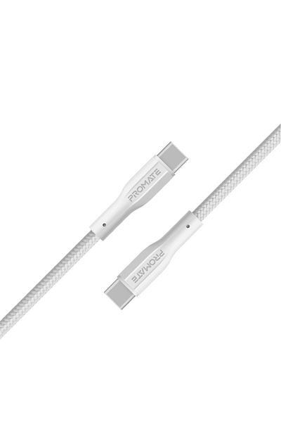 Promate USB-C™ to USB-C™ Cable, 60W Fast Power Delivery with 480Mbps Data Sync