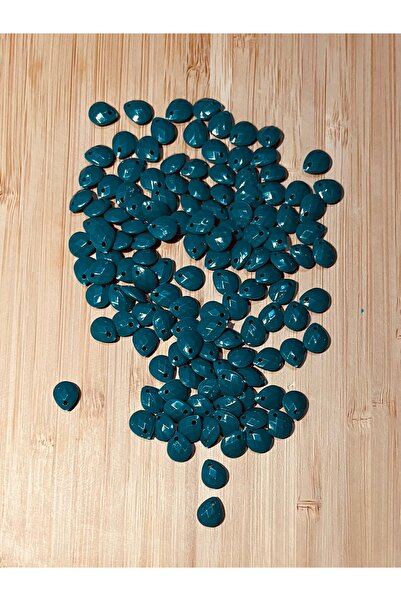 Öztürk Petrol Mavisi Oya, Abiye, Takı, Örgü El Işleme Plastik Gözyaşı Damla B...