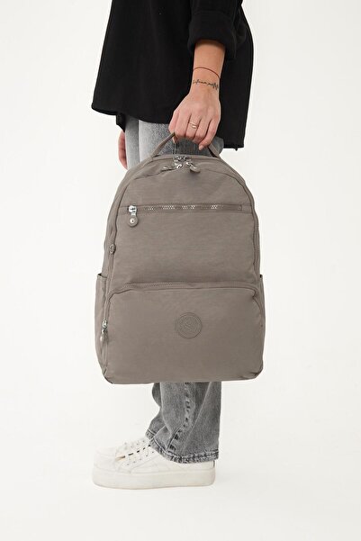 H&D COLLECTİON Унісекс Водостійка Середнього Розміру Сумка для Ноутбука з Багатомісним Відділенням з Кринкільної Тканини для Школи та Подорожей 3060