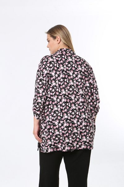XL Modam cămașă de damă cu model lycra viscoză mărime mare