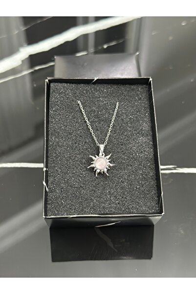 staınless steel Rotating Sun Steel Necklace