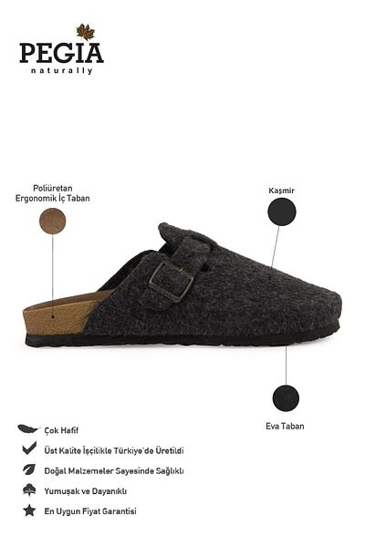 Pegia Women's Cashmere Sabo Slippers 215545