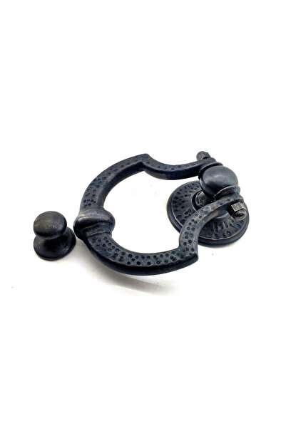 Nemere مقبض باب مزخرف من النحاس المطروق على الطراز العتيق، تاكتاك - 150x105 م...