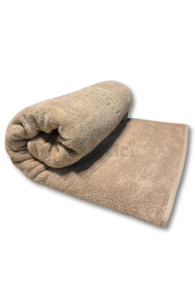 TextiLici Beige Towel, TextiLici, 100% Cotton, 70x140 cm, for Bathroom – Quick Absorption, Premium Quality,