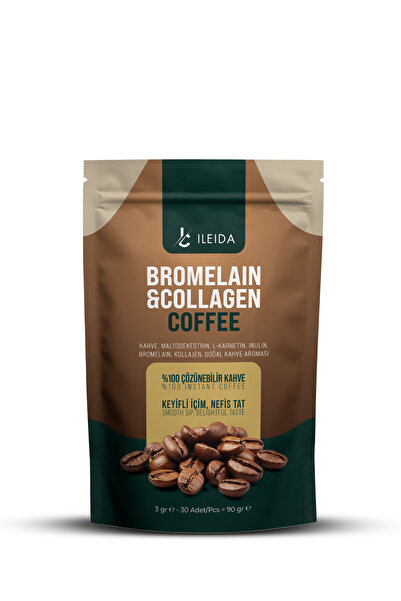 İLEİDA Bromelain & Collagen Coffee 3g x 30 Adet