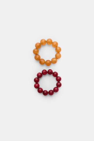 Stradivarius Set of 2 beaded bracelets