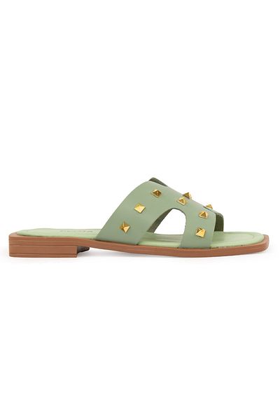 Pegia Genuine Leather Women's Slippers Dg6057