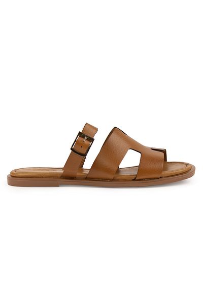 Pegia Genuine Leather Women's Slippers Dg6056