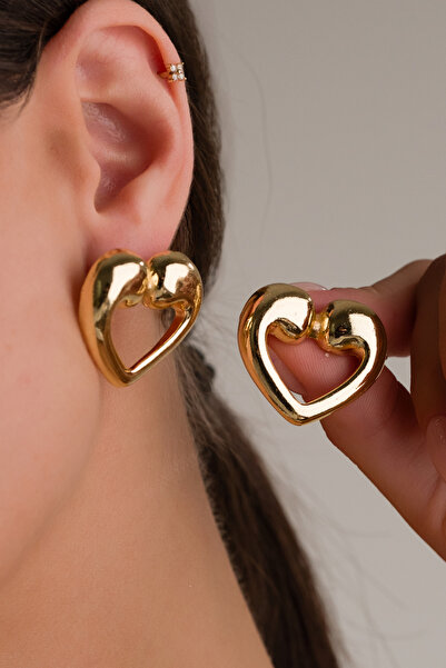 MRK Kadın Kalp Küpe