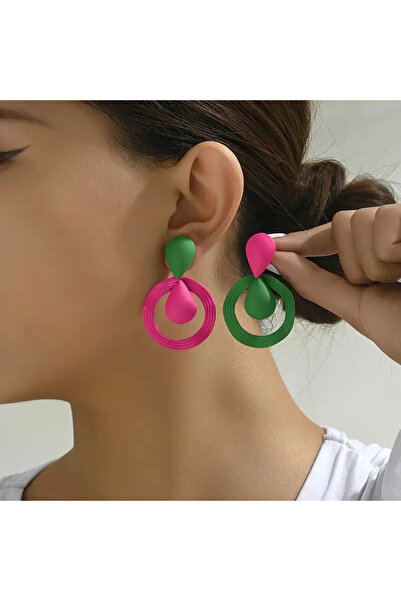 byozanyılmaz Colorful Design Earrings