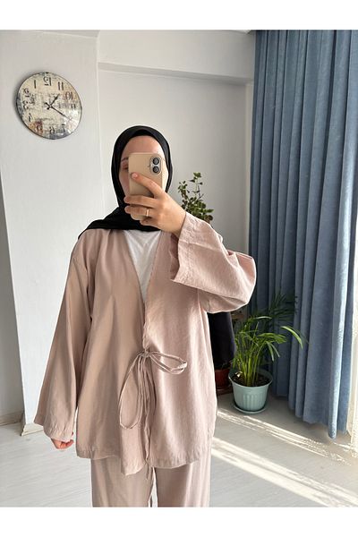MODA EGE Modal Fabric Kimono Set