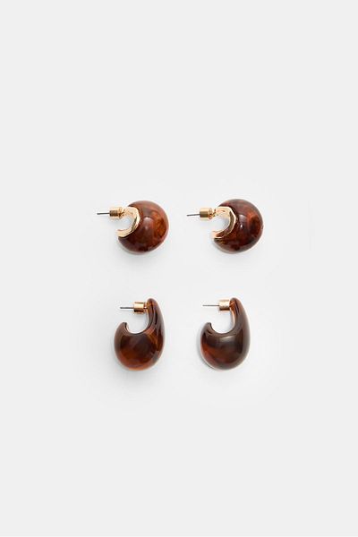 Stradivarius Set of 2 assorted earrings