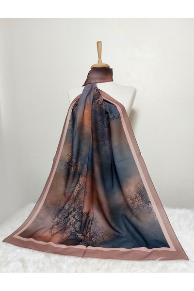 REMOMODA Italian Chiffon Shawl Gradient Model, High Quality Moos-Soft