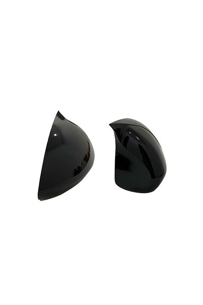 DELUXETUNING Capace oglinda compatibile cu Opel Corsa D E 2006-2019 Negru lucios Batman Style