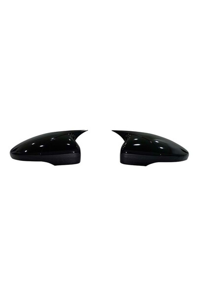 DELUXETUNING Capace oglinda compatibile cu VW Jetta 2010-2017 Negru lucios, B...