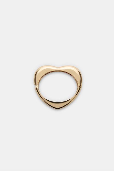 Stradivarius Metal heart bracelet