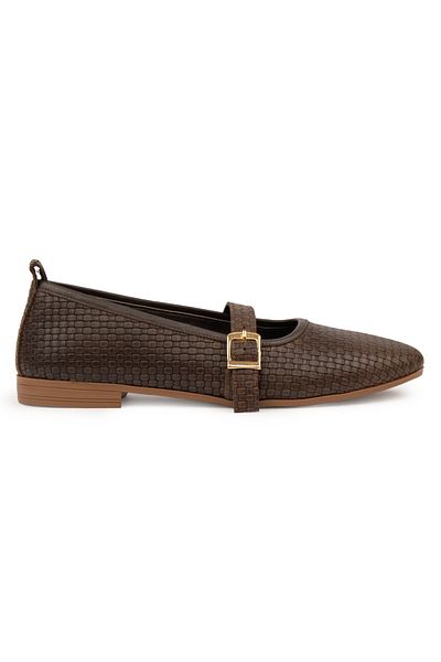 Pegia Women's Genuine Leather Ballerinas Dg6041