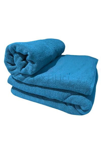 TextiLici Set 2 Prosoape Turcoaz Bumbac 100% 70x140 cm pentru Baie
