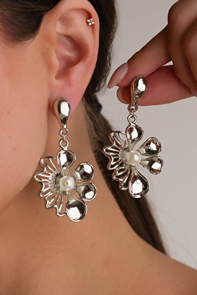 MRK Kadın Flower Çiçek Sallantılı Küpe