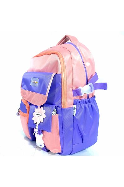 Nico Korean Style School Bag Girls and Boys Backpack with Accessories