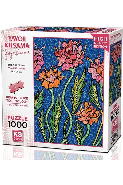 STOREMAX Games 1000 Piece Summer Flowers Puzzle Star Buy Bz 1087243