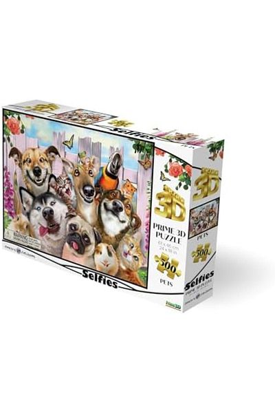 STOREMAX 3D - Pet Selfie - 500 Piece Adult Puzzle Star Buy Bz 1087243