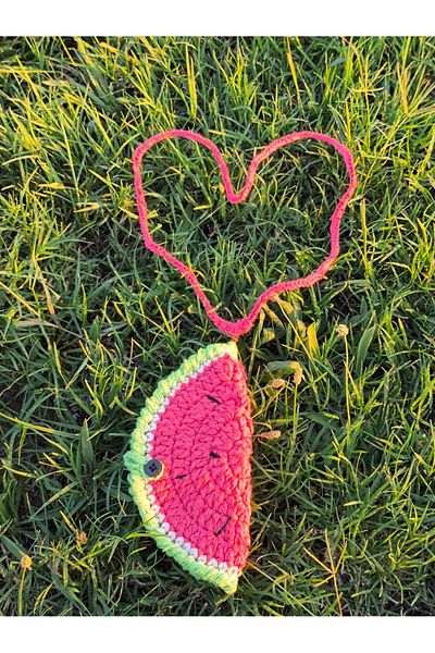 Momsada Hanging Glasses Case Bag Charm / Hand Knitted