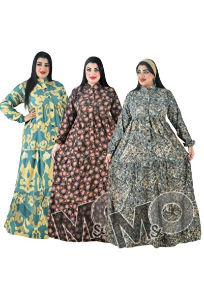 M&O 2 دريس قطن مطبوع كلوش