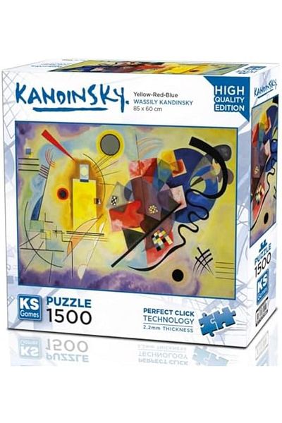 STOREMAX Games 1500 Piece Yellow Red Blue Puzzle Star Buy Bz 1087243