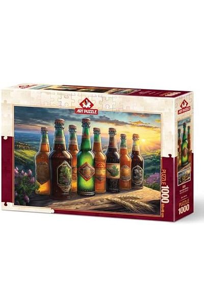 STOREMAX Puzzle Retro Beer Bottles 1000 Piece Puzzle Star Buy Bz 1087243