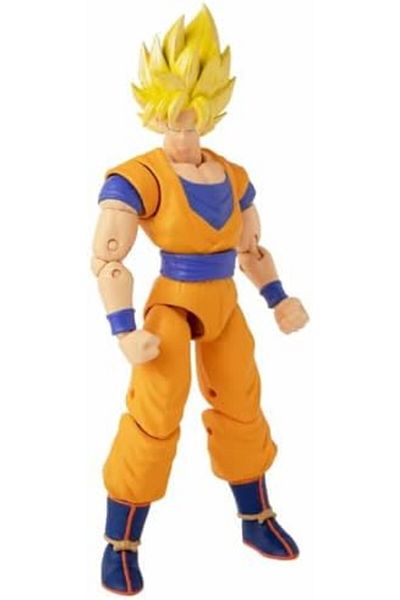 STOREMAX Ntwork 16 cm Dragon Ball Super Saiyan Goku Poseable Figure, Dragon Stars Series Art 1087243