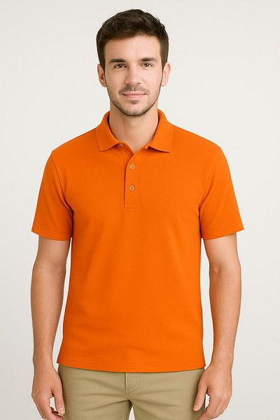 BAGİSTA BUTİK Unisex Short Sleeve Adult Polo Neck School and Daily Use T-Shirt