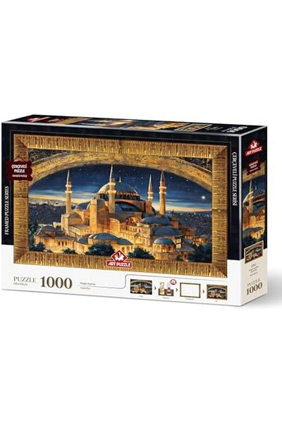 STOREMAX Puzzle Hagia Sophia 1000 Piece Puzzle with Frame Star Buy Bz 1087243