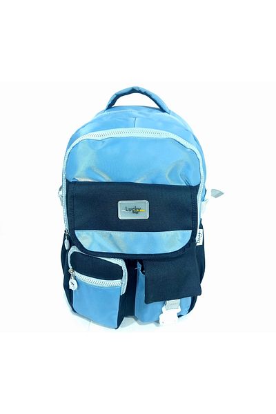 Nico Geantă de școală în stil coreean Rucsac pentru fete și băieți cu accesorii
