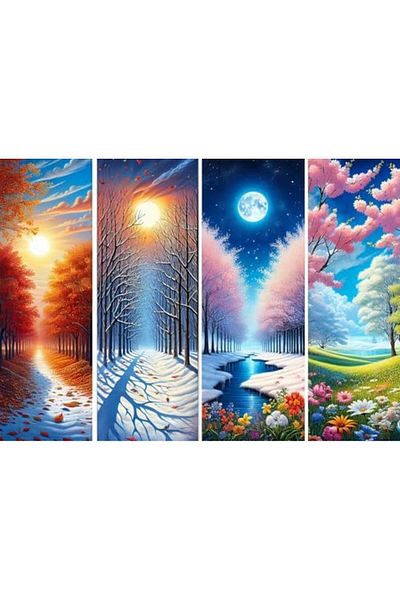STOREMAX Puzzle Seasons Gates 1000 Piece Puzzle Star Buy Bz 1087243