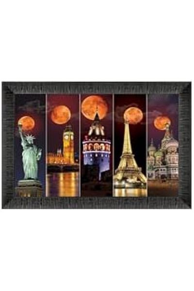 STOREMAX Puzzle Bloody Moon 1000 Piece Puzzle with Frame Star Buy Bz 1087243