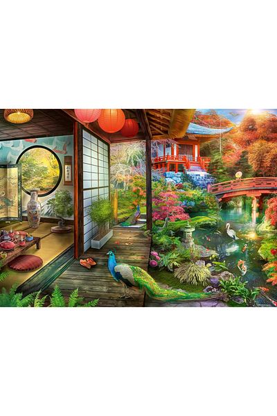 STOREMAX - Japanese Garden Teahouse Kyoto 1000P - (10217497) Star Buy Bz 1087243