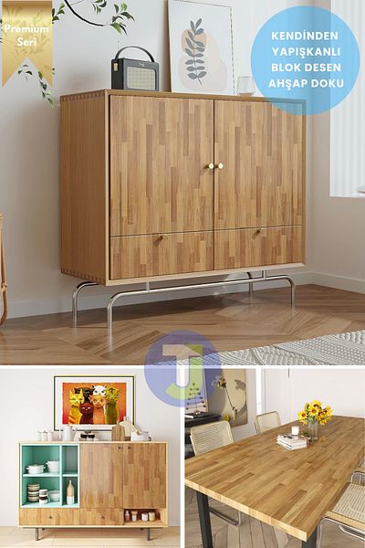 Technojet Self Adhesive Textured Wood Look Premium Kitchen Wall Cabinet Finish 60Cmx100Cm