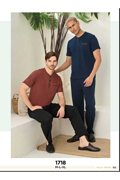 NightLove بدلة بياقة موز ونصف كم