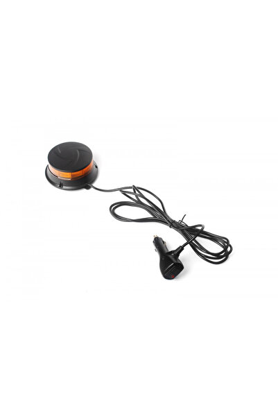 DELUXETUNING Girofar LED, prindere cu magnet, 19W, 12-24 V, buton on-off, E-Mark