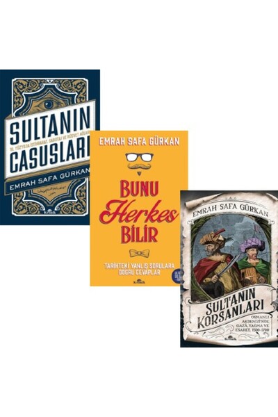 Kronik Kitap Bunu Herkes Bilir - Sultanın Casusları - Sultanın Korsanları Set...