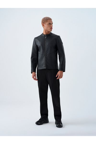 Loft Men's Pu Coat - Regular Fit
