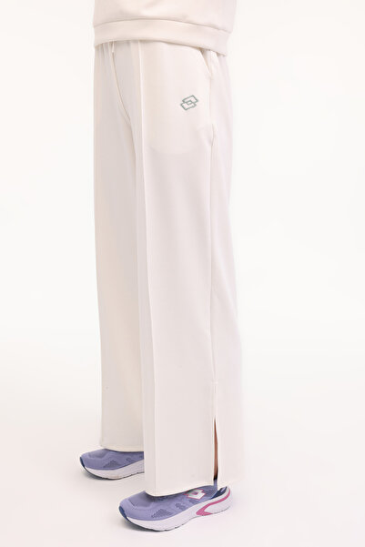 Lotto W-URANA TRACK PANT 5FX Ekru Kadın Eşofman Altı