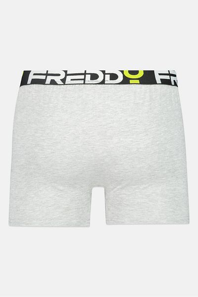 FREDDY Men Brand Logo Trunks, Grey