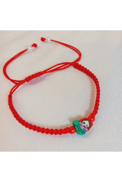 Crystal Atelier Mermaid Children's Bracelet-Macrame Bracelet-Cord Bracelet-Gift Bracelet-Knitted Bracelet