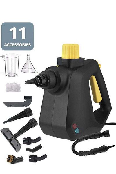 COOYA Handheld Steam Cleaner, 11 Accessory Kit, Portable Steamer for Floor Car Carpet Couch, 350ml