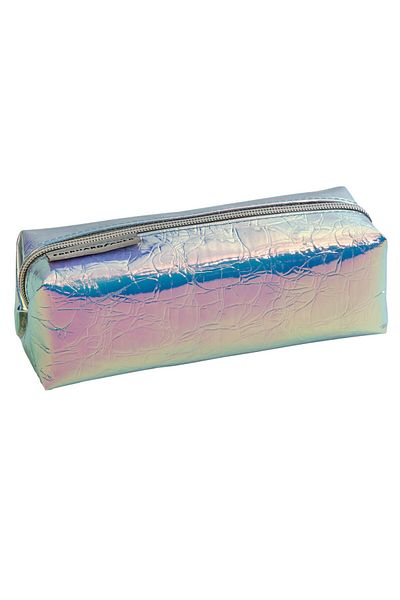 Eberhard Faber Eberhard Faber pencil case Flip Flop Glitter model, tubular, unequipped, 21 x 8 x 8 cm, zipper, silver