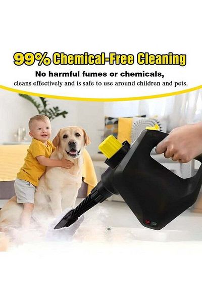 COOYA Handheld Steam Cleaner, 11 Accessory Kit, Portable Steamer for Floor Car Carpet Couch, 350ml