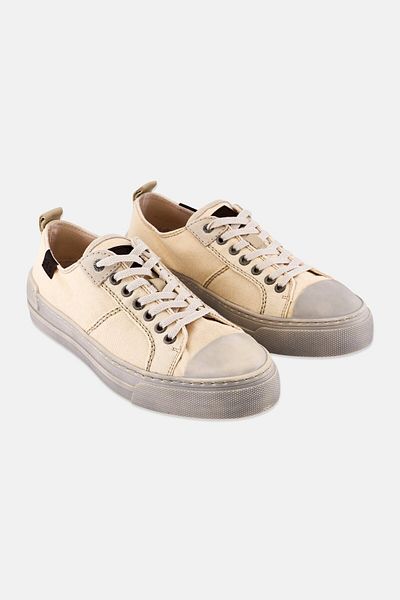Salsa Men Wichita Lace Up Canvas Shoes, Dark Beige